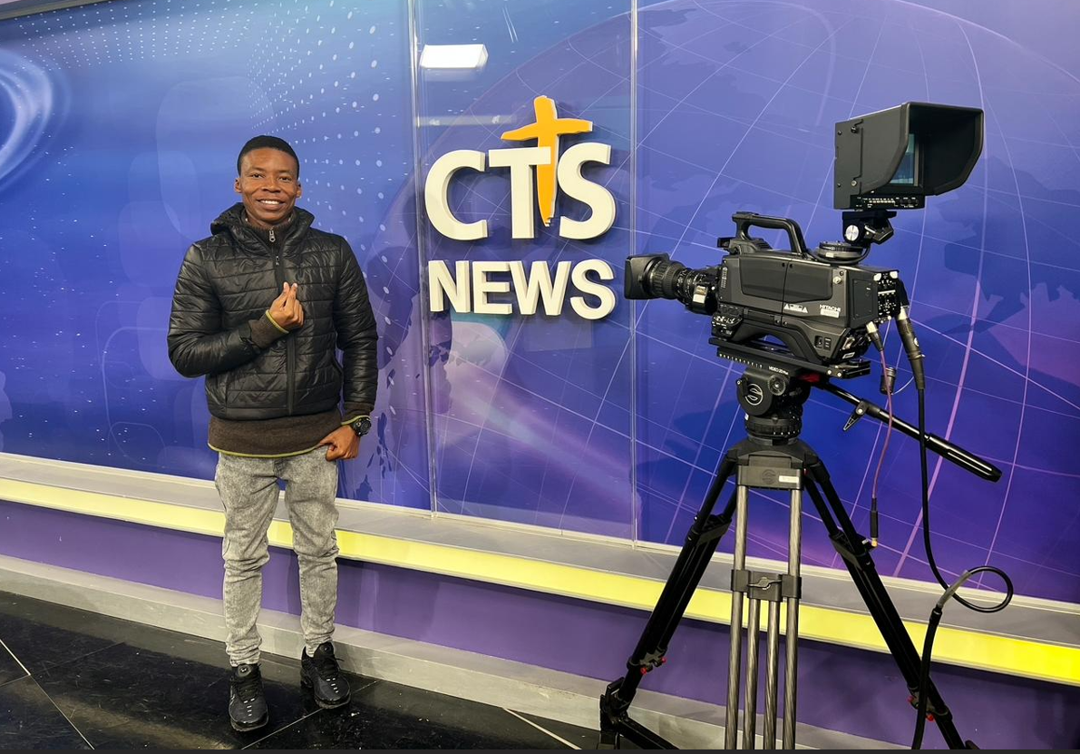 Johny Adam at CTS News studio