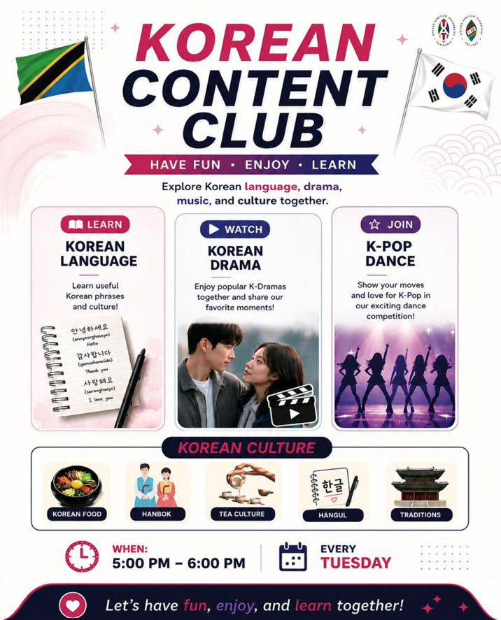 UAUT & UATC Korean Content Club poster