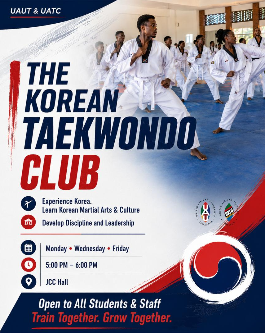 UAUT & UATC Korean Taekwondo Club poster
